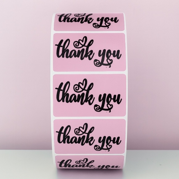 Small Business Thank You Stickers - Heart Packaging -Customer Appreciation label - Picture 5 of 11